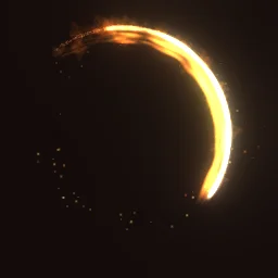 Blazing Combo particle effect