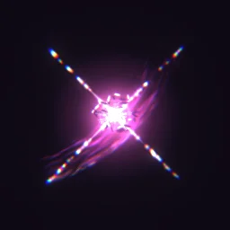 Twin Fang X particle effect