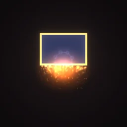 Card Burn particle effect