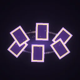 Card Shuffle particle effect