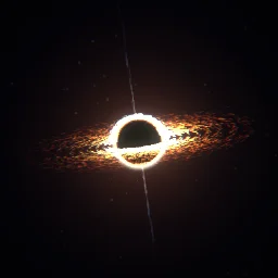 Black hole particle effect