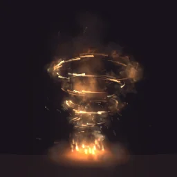Fire Tornado particle effect