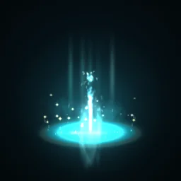 Healing spring particle effect