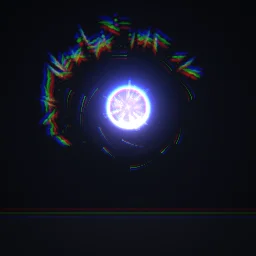 Magnetic maelstrom particle effect