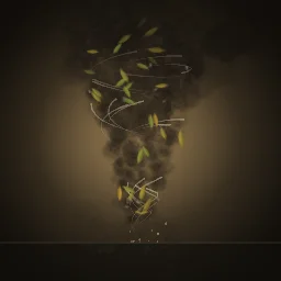 Twister particle effect
