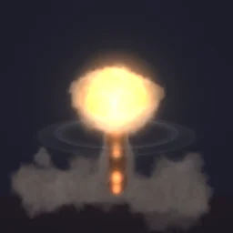 Mushroom Cloud particle effect