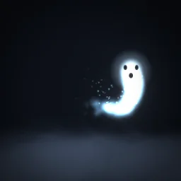 Floating Ghost particle effect