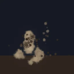 Bullet Impact: Dirt particle effect