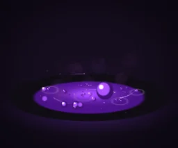 Bubbling brew particle effect