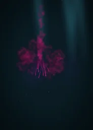 Ink bloom particle effect