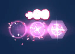 Gem Match Pop particle effect
