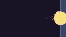 Pixel Fireball particle effect