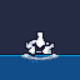 Splashdown particle effect