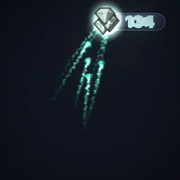 Gems to HUD particle effect