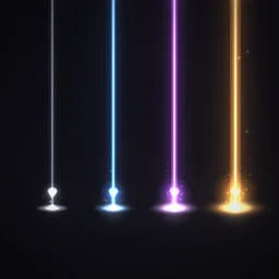 Loot Beams particle effect