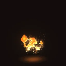 Burn Away Dissolve particle effect