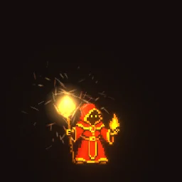 Staff Charge Spell particle effect