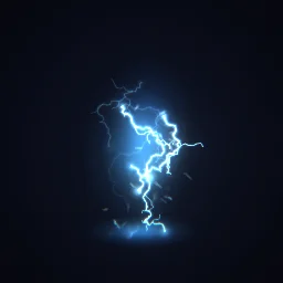 Electrified particle effect