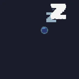 Sleeping particle effect