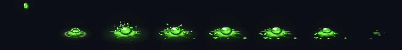 Slime Ball Splat: Free Liquid Effect, GIF and Spritesheet | ParticleFX ...
