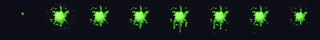 Slime Wall Splat: Free Liquid Effect, GIF and Spritesheet | ParticleFX ...